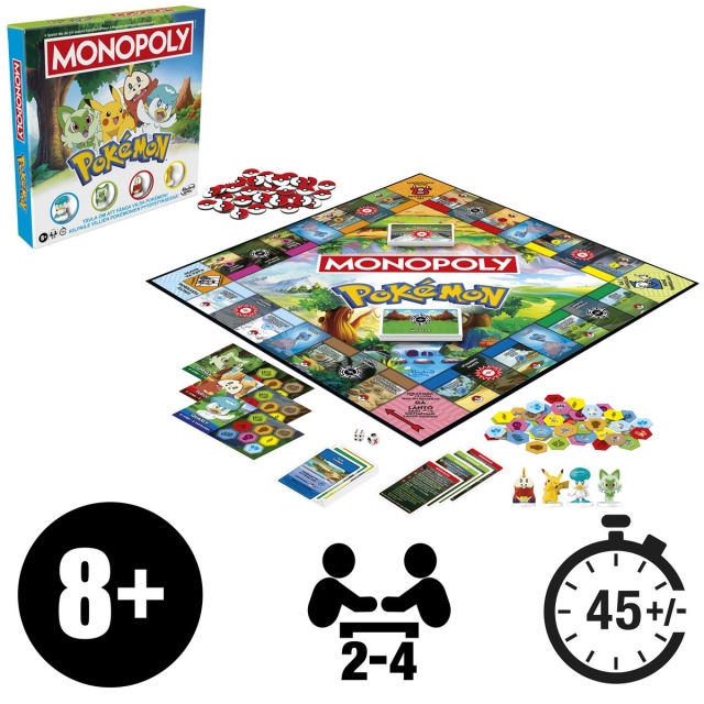 Hasbro gaming Lautapeli Monopoly Pokemon (SE/FI)