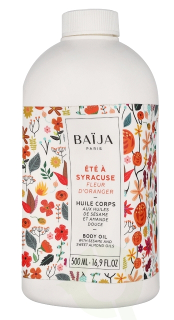 Baija Paris Baija Ete A Syracuse Body Oil Orange Blossom 500 ml