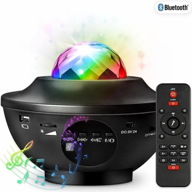 Party Fun Lights Galaxy Bluetooth-kaiutin kaukosäätimellä (605604)