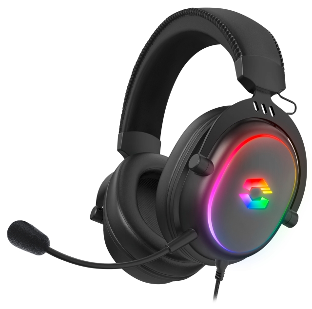 Speedlink CONUX RGB Stereo Gaming Headset - PC/PS5/PS4/ Xbox Series X/S/S/Switch/OLED/Lite , musta