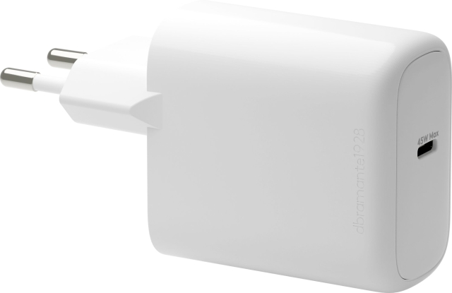 dbramante1928 Re-charge - EU-seinälaturi - USB-C 45W - Valkoinen