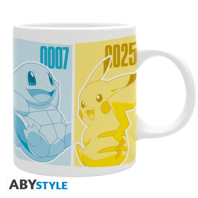 Abysse POKEMON-muki - Pikachu & Kanto Starters - 320 ml