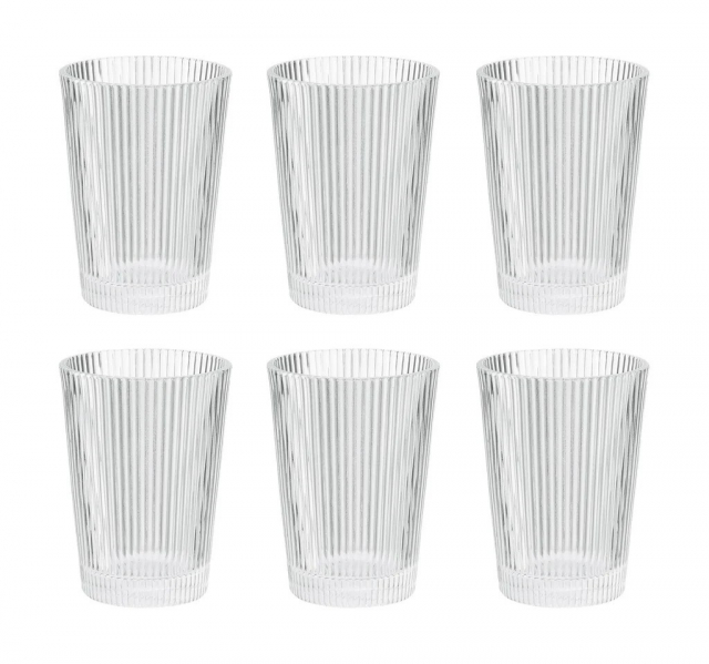 Stelton Pilastro juomalasi 24 cl (6 kpl)