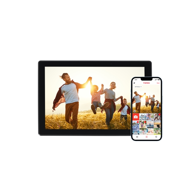 Rollei Älykkäämpi kuvakehys - 10 diagonaali - WiFi - App Control - malli 106 Kannettava - 10,1 tuumaa - musta tai valkoinen