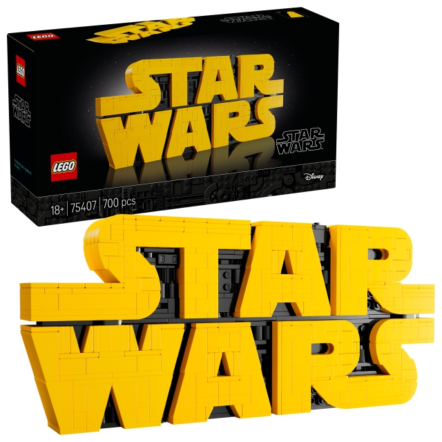 LEGO Star Wars TM - Tiilistä rakennettu Star Wars™-logo (75407)