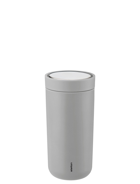Stelton To-Go Click tyhjiöeristetty kuppi 0,4 L (vaaleanharmaa)
