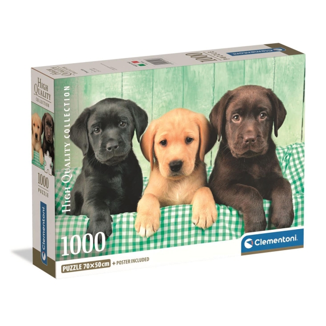 Clementoni Palapeli 1000 Pcs CB High Quality Collection Three Labs