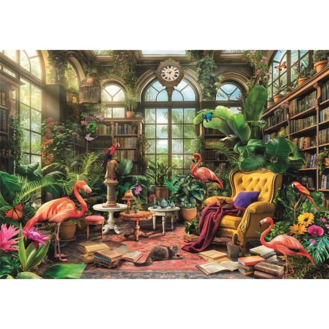 Clementoni Palapeli 1000 Pcs CB High Quality Collection The Greenhouse Library