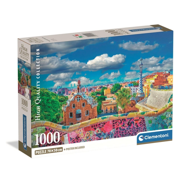 Clementoni Palapeli 1000 Pcs CB Park Güell Barcelona