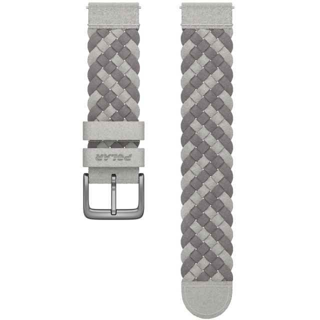 Polar Textil Armband 20mm Alcantara Stone Medium