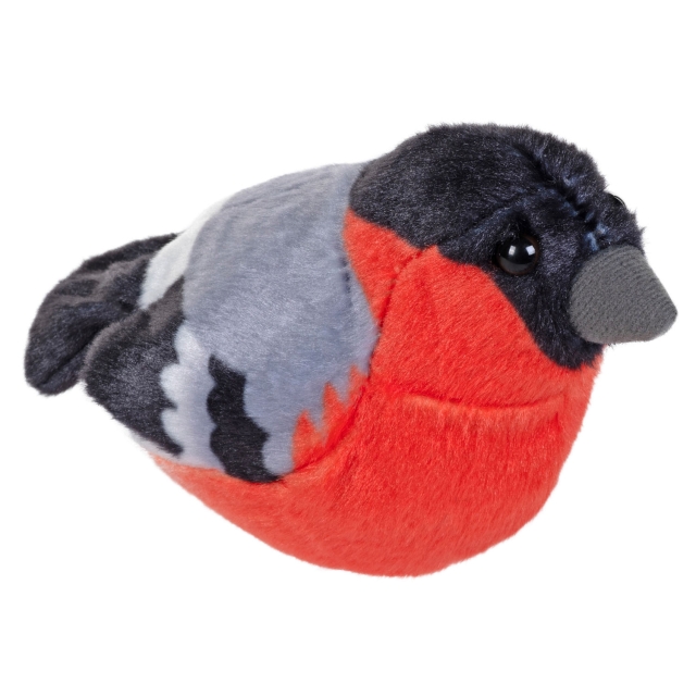 Wild Republic Pehmolelu Bird With Sound 18 cm Punatulkku