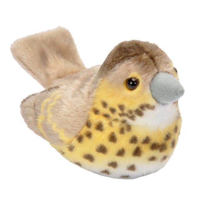 Wild Republic Pehmolelu Bird With Sound 18 cm Laulurastas