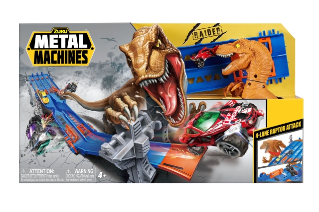 Metal Machines Leikkisarja - 4 kaistan Raptor Attack Set (6740)