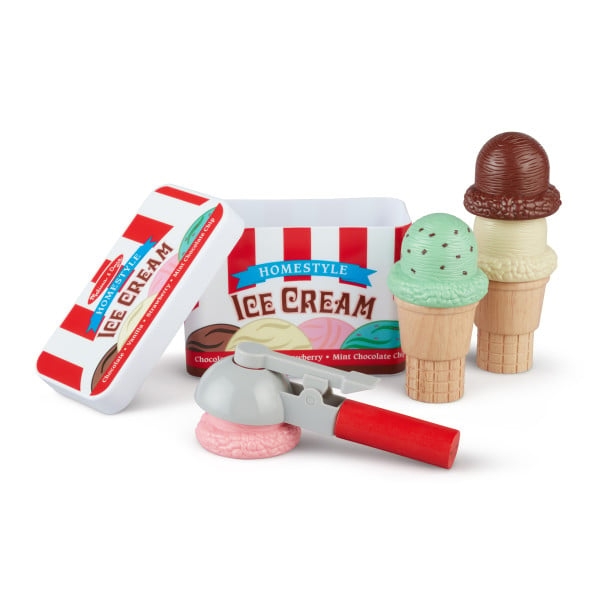 Melissa & Doug Melissa and Doug - Scoop & Stack Ice Cream Cone leikkisetti - (4087)