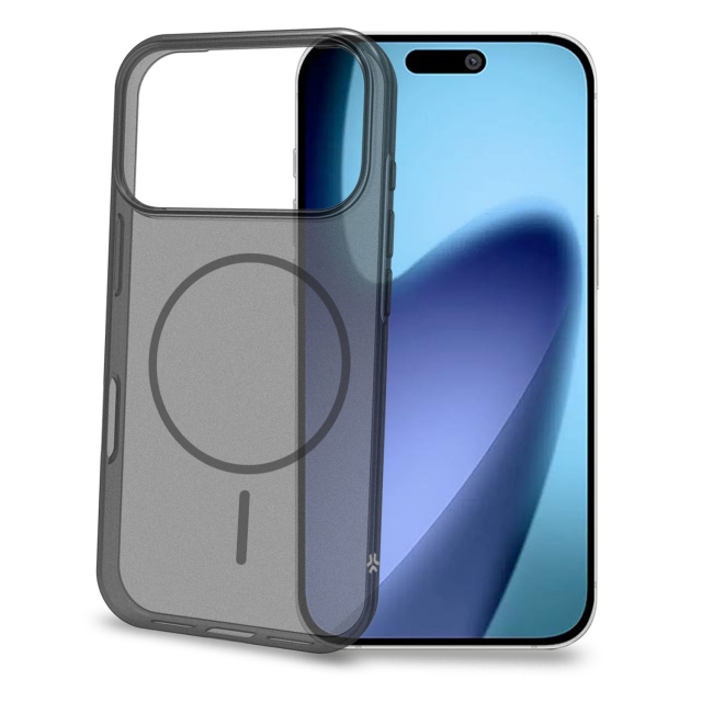 Celly Magsand MagSafe-kompatibelt skal iPhone 17 Pro Svart