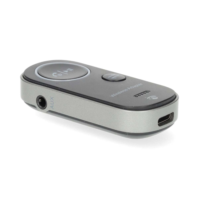 Nedis Bluetooth ® lähetin/vastaanotin | Audio- / video- / datayhteyksien syöttö: USB-C™ Female | Audio- / video- / datayhteyksien ulostulo: 1x 3.5 mm | SBC | Enintään 1 laite | Suurin akun toistoaika: 8.5 tuntia | Musta