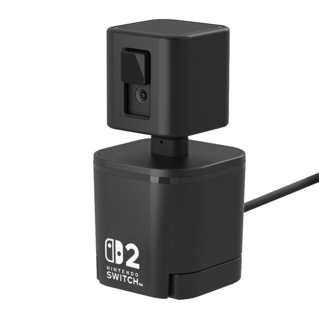 Hori USB-kamera Nintendo Switch 2:lle - Tummanharmaa