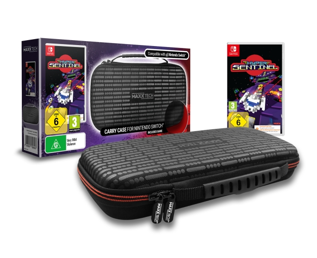 Maxx Tech Premium-kantolaukku ja Hyper Sentinel -paketti Nintendo Switchille ja Switch 2:lle