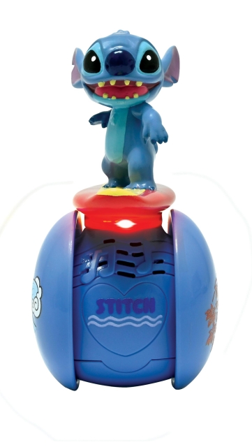 Lexibook Roller Surfer Stitch - Yksipyöräinen täydellisen tasapainoinen Stitch valo- ja äänitehosteilla (ROB01D)