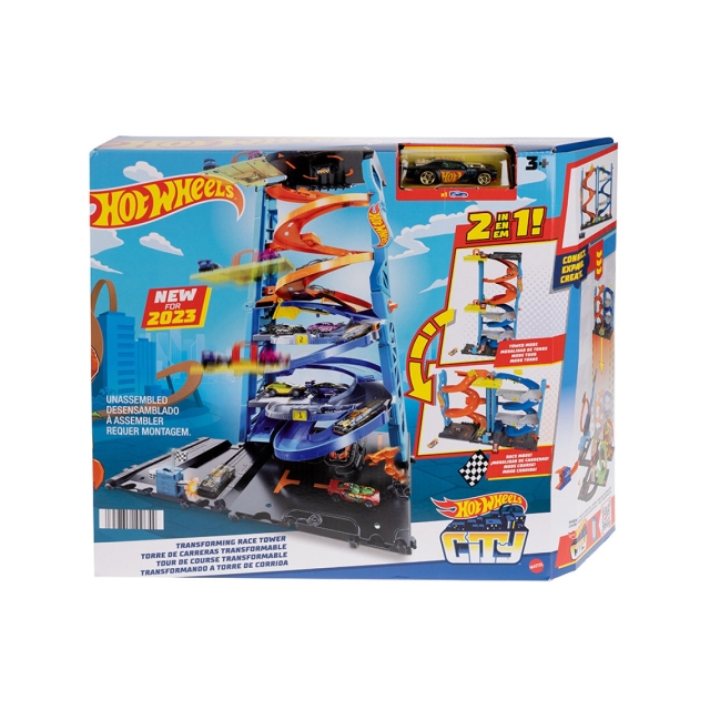 Hot Wheels City Transforming Race Tower leikkiväline (HKX43)