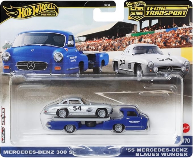 Hot Wheels Team Transport Culture Valetut autot, Mercedes-Benz (HVR48)