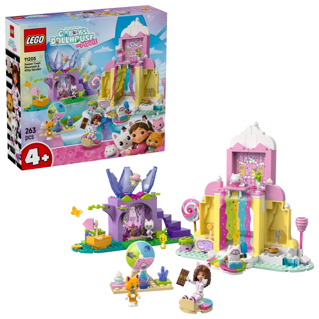 LEGO Gabbyn nukkekoti - Sweet Treat Mountain & Kitty Garden (11205)