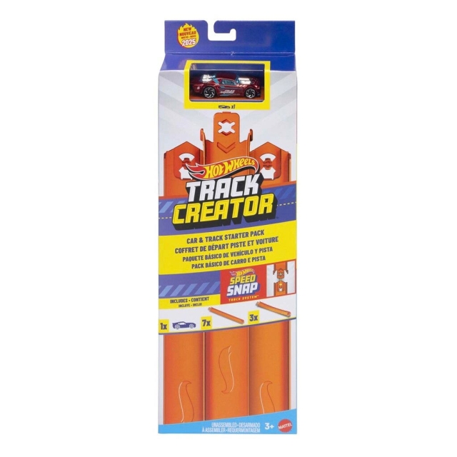 Hot Wheels Track Creator Auto + ratapaketti (JDW43)