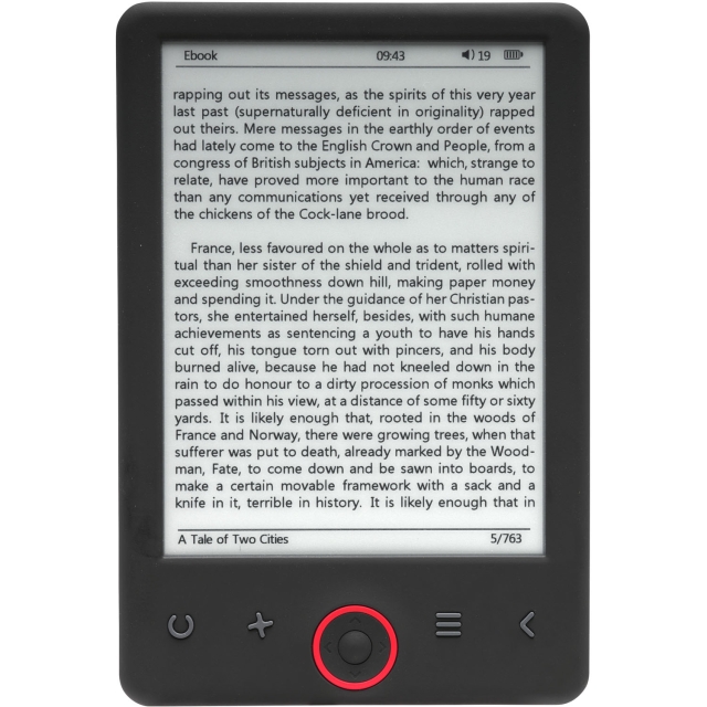 Denver Läsplatta 6" E-Ink 4Gb 20h lästid