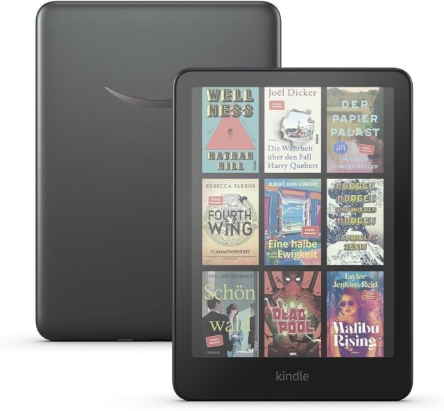 Amazon Kindle Colorsoft Signature Edition 32 GB - 7 - Metalliväri musta