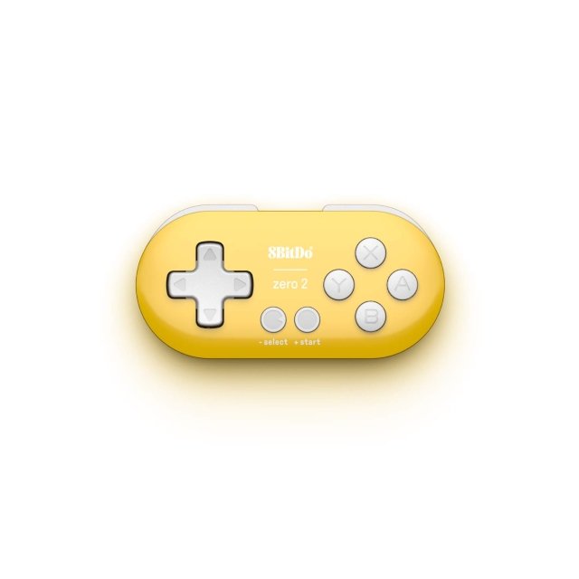 8Bitdo Zero 2 keltainen painos
