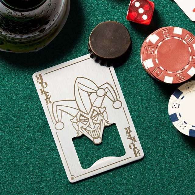 Paladone Jokerin pelikortti pullonavaaja