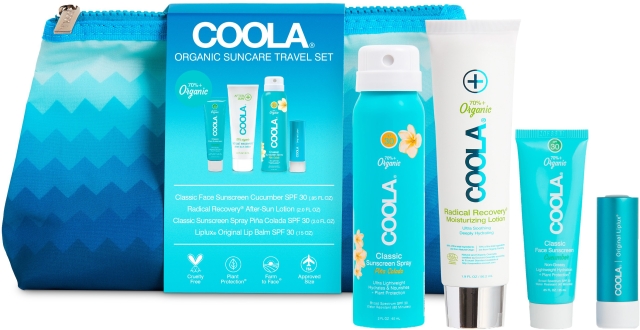 Coola Signature 4 Piece Travel Kit - matkakokoinen matkapakkaus