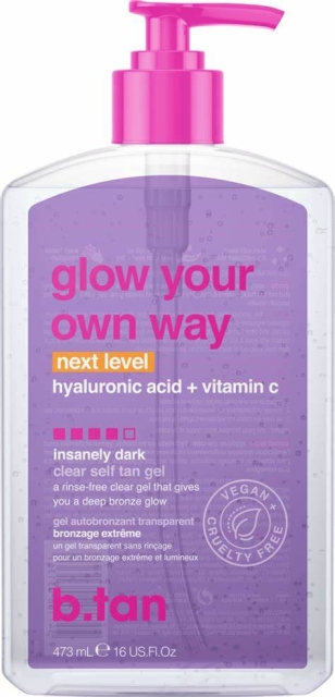 b.tan Glow Your Own Way NEXT LEVEL rusketusgeeli 473 ml