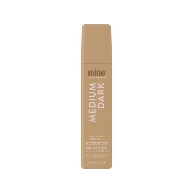 minetan Rusketusvaahto 200 ml - Keskitumma