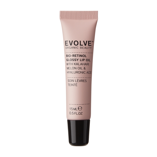 Evolve Beauty Bio-Retinol Kiiltävä huuliöljy 15 ml - pehmeä vaaleanpunainen väri