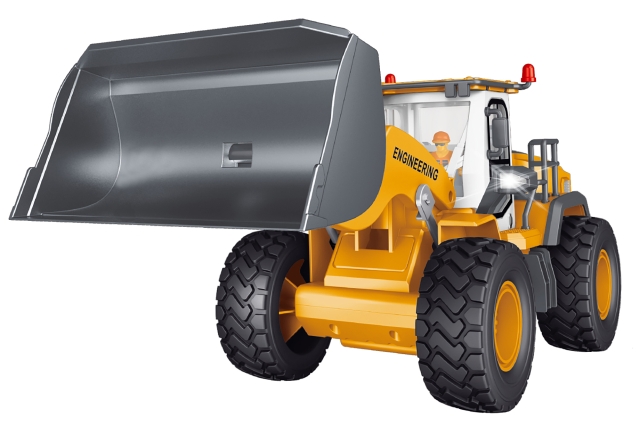 MX R/C Constructions Bulldozer R/C 1:18 2,4GHz, 3,7V Li-Ion, 9 kanavaa (471469)