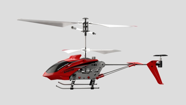Syma R/C S107H helikopteri 2.4GHz 23 cm punainen - (50402)