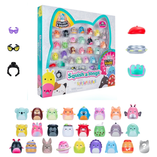 Squishalongs 2,5 cm 25 pakkaus Style 1 S3 (2520235)
