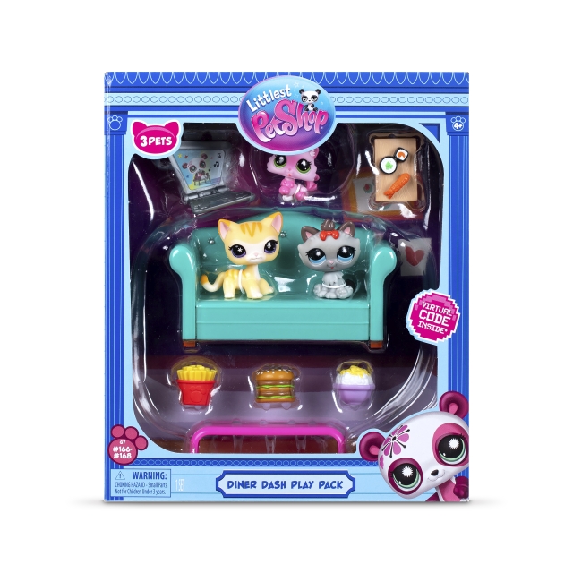 Littlest Pet Shop Diner Dash leikkipaketti - (00636)
