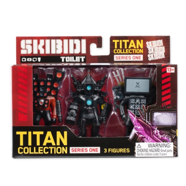 Skibidi Toilet Skibidi - Wc Titan 3 Pack - (13003)
