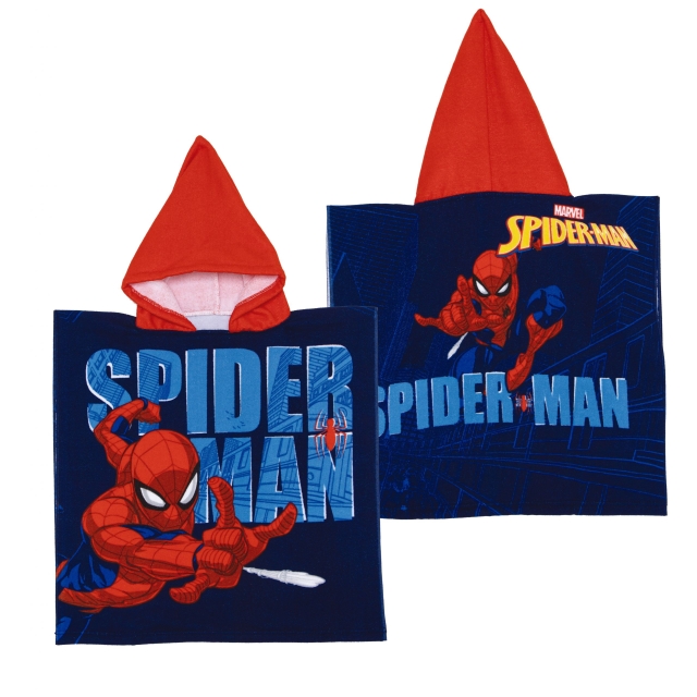 Spider-Man mikrokuituponcho - 50 x 100 cm (SM17002)