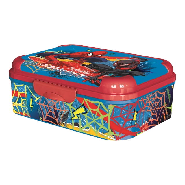 STOR SPIDERMAN Asker Lounaslaatikko - Värikäs - 17 x 13.5 x 6.2 cm