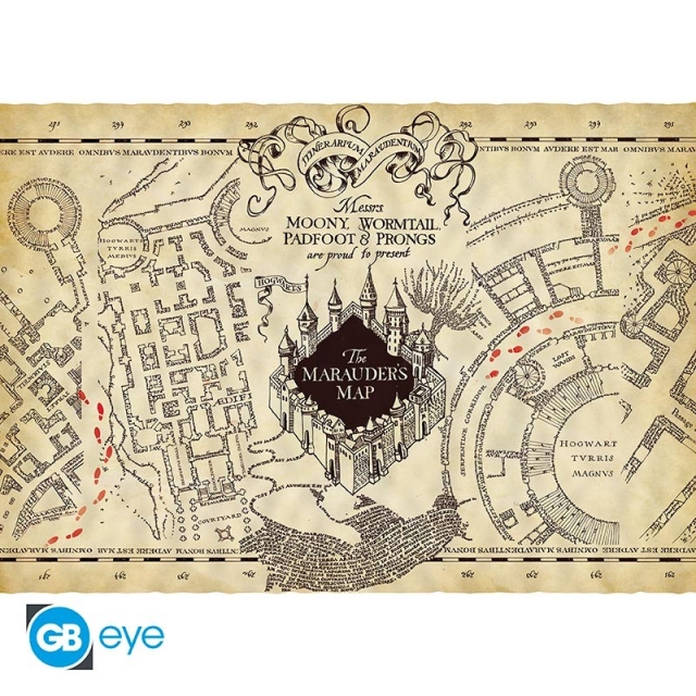 Harry Potter Pergamenttijuliste - Marauder