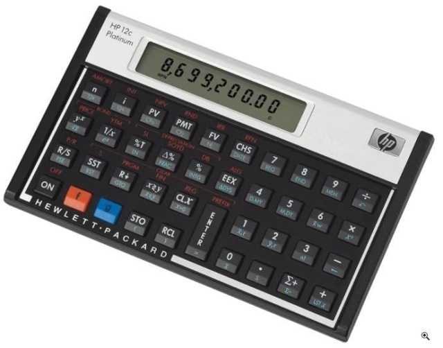 HP 12CPL Taloudellinen laskin Platinum