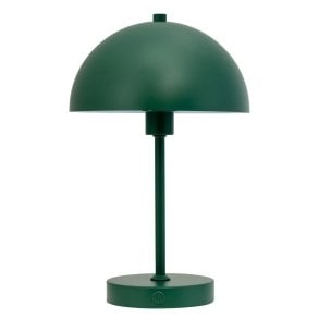 Dyberg-Larsen Stockholm LED-pöytävalaisin - Tummanvihreä - Korkeus: 45 cm, Jalustan halkaisija: 15 cm, Lampunvarjostimen halkaisija: 20 cm