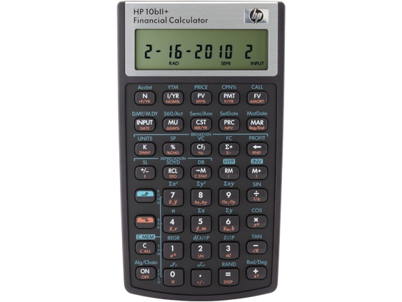 HP 10BII+ Taloudellinen laskin