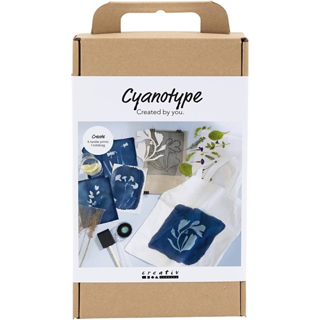 Creative Toys Creativ - Craft Kit Cyanotype, tekstiili, sininen, 1 pakkaus - ()