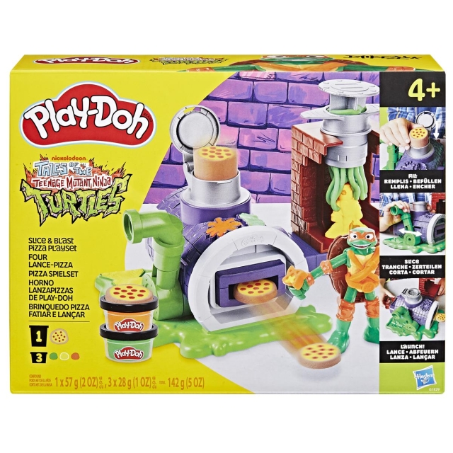 PLAY-DOH Teenage Mutant Ninja Turtles Slice And Blast Pizza Playset