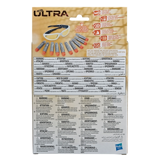 Nerf Ultra Täyttöpakkaus Ultra Refill 10-Pk W/ Vision Gear Näkövarusteet