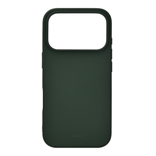Onsala Mobilkuori silikonituntumalla Olive Green - iPhone 17 Pro
